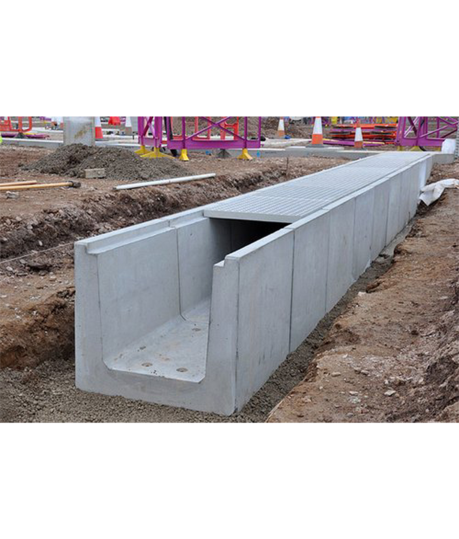 U-Shape Drain with cover